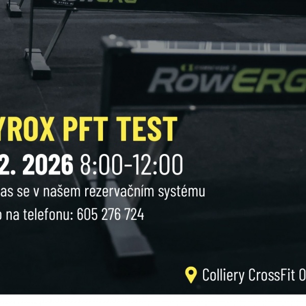 HYROX PFT TEST opět u nás v Colliery!